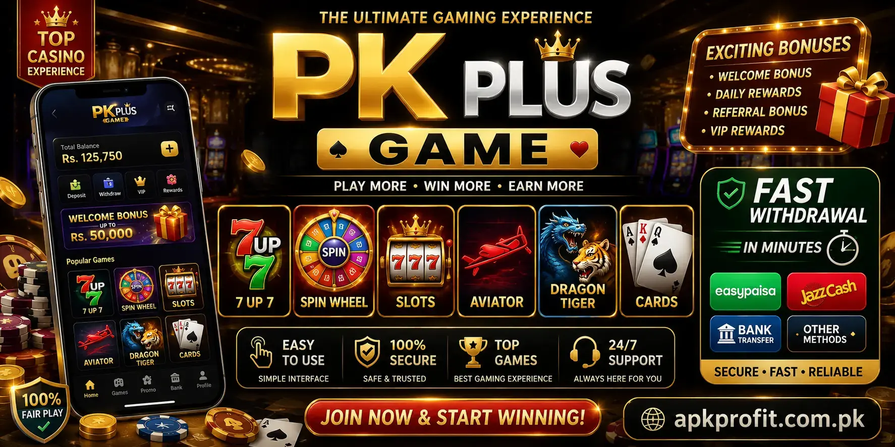 PK Plus Game