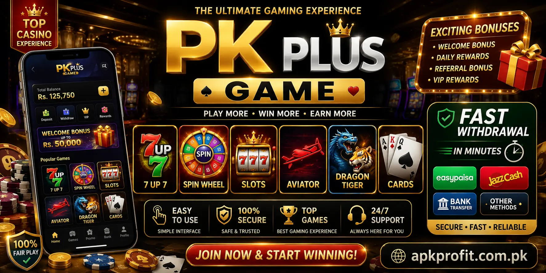PK Plus Game