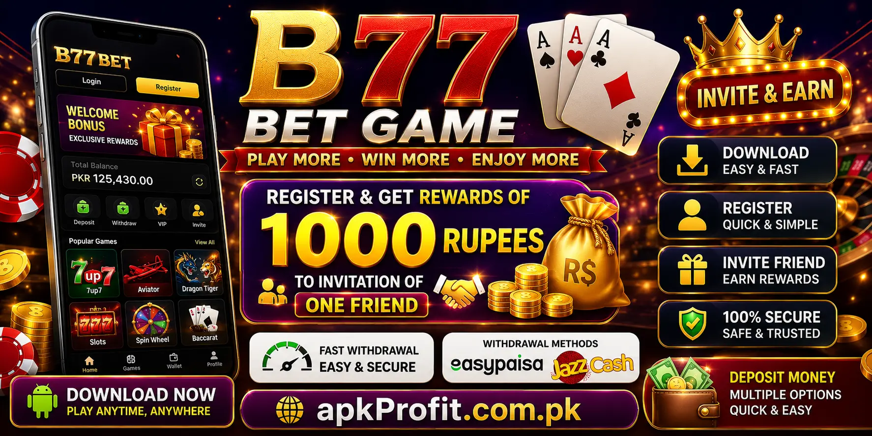 B77 Bet Game